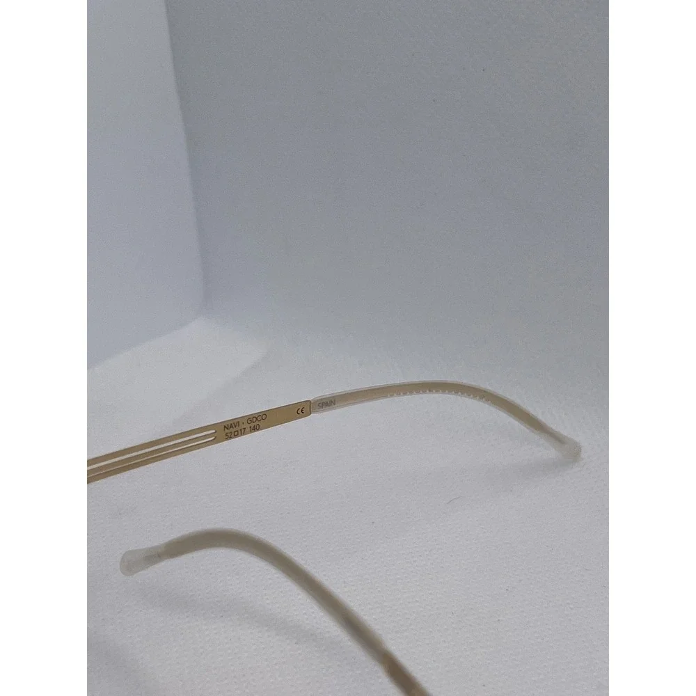 Lool Eyeglasses Frames Women's Designer Glasses‎ Gold Navi